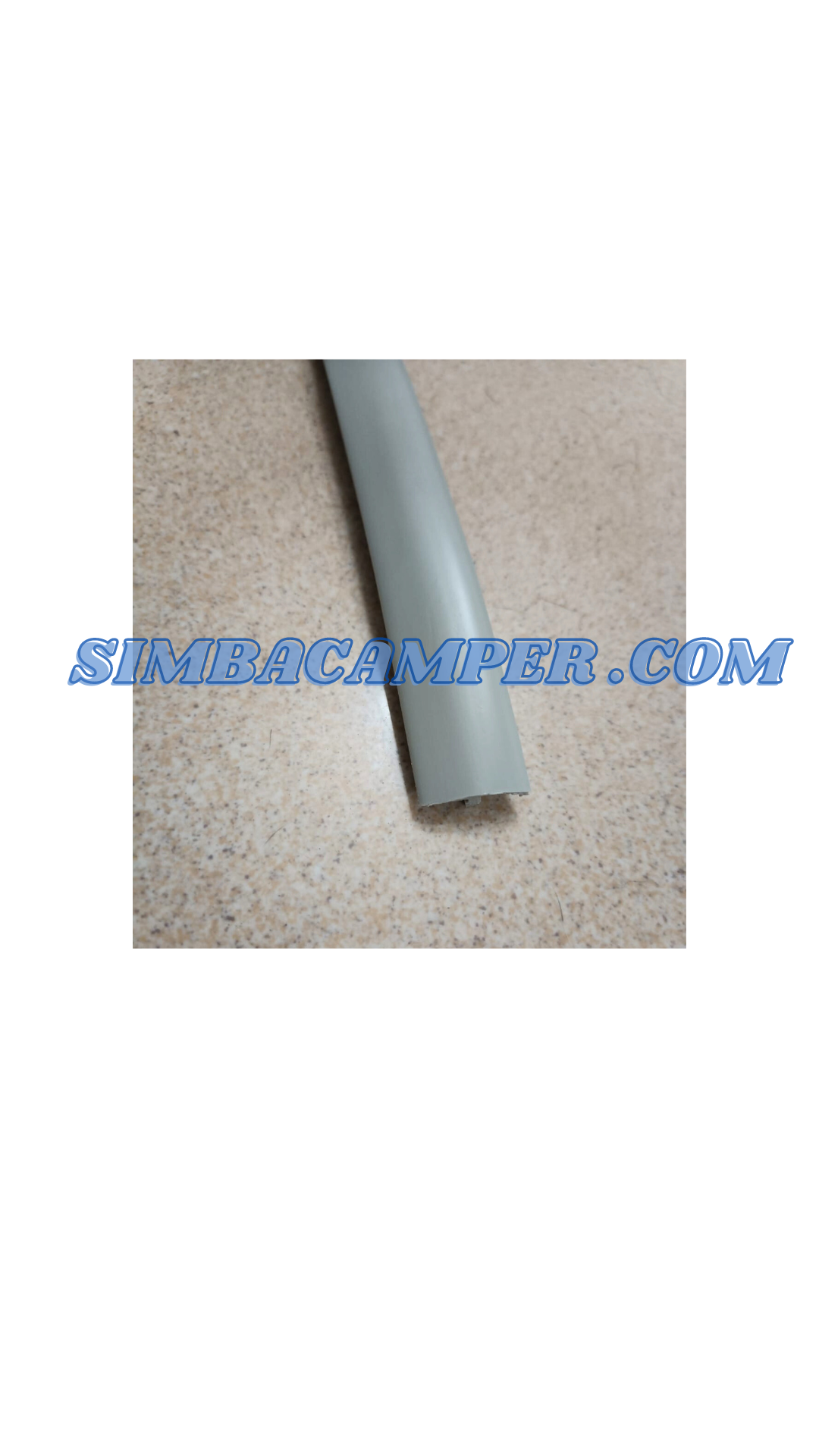 Canto en T- Molding gris medio camper autocaravana