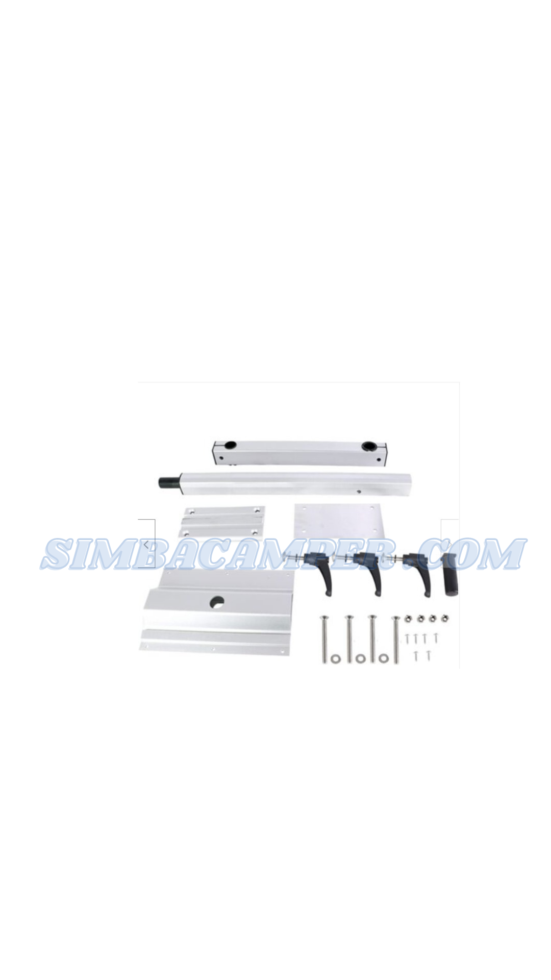 Pata giratoria mesa tipo Lagun 360° camper autocaravana barco Modelo1