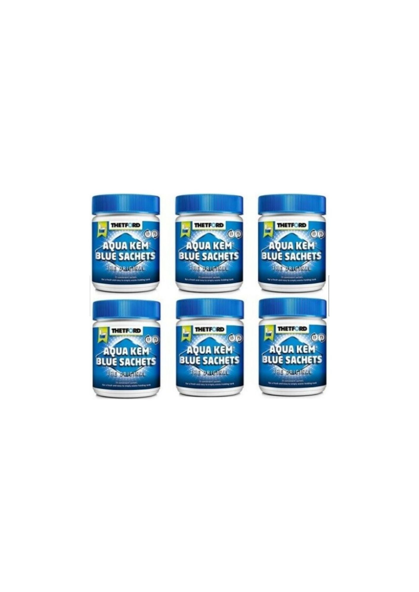 AQUA KEM BLUE SACHETS - LATA DE 15 BOLSITAS- / (6BXCAJA)