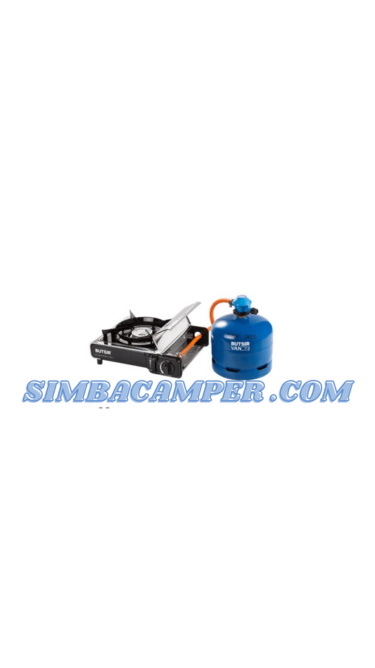 Hornillo Butsir para cartuchos y bombona