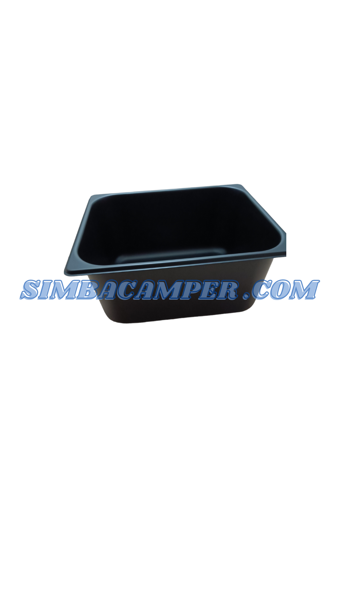 Fregadero negro inox camper autocaravana barco 350 x 350