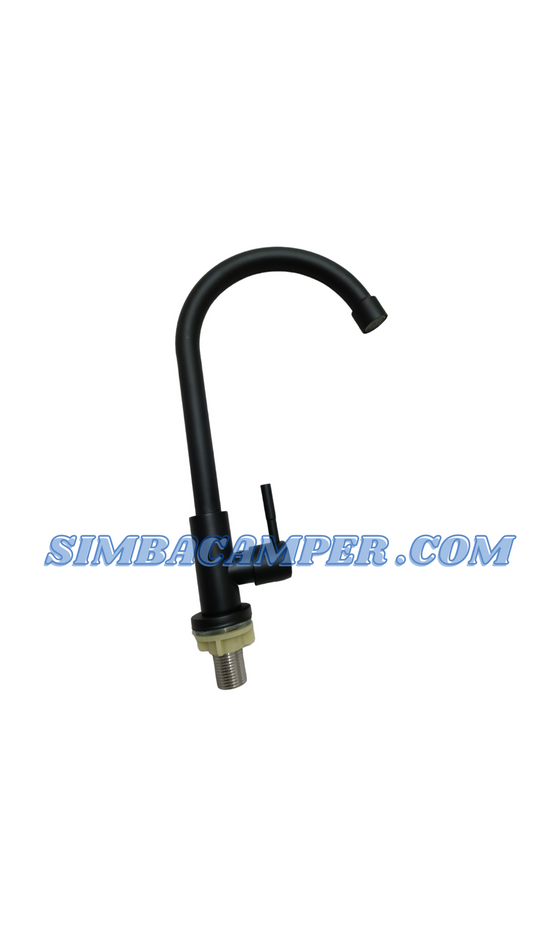 Grifo negro acero inoxidable 304 agua fría