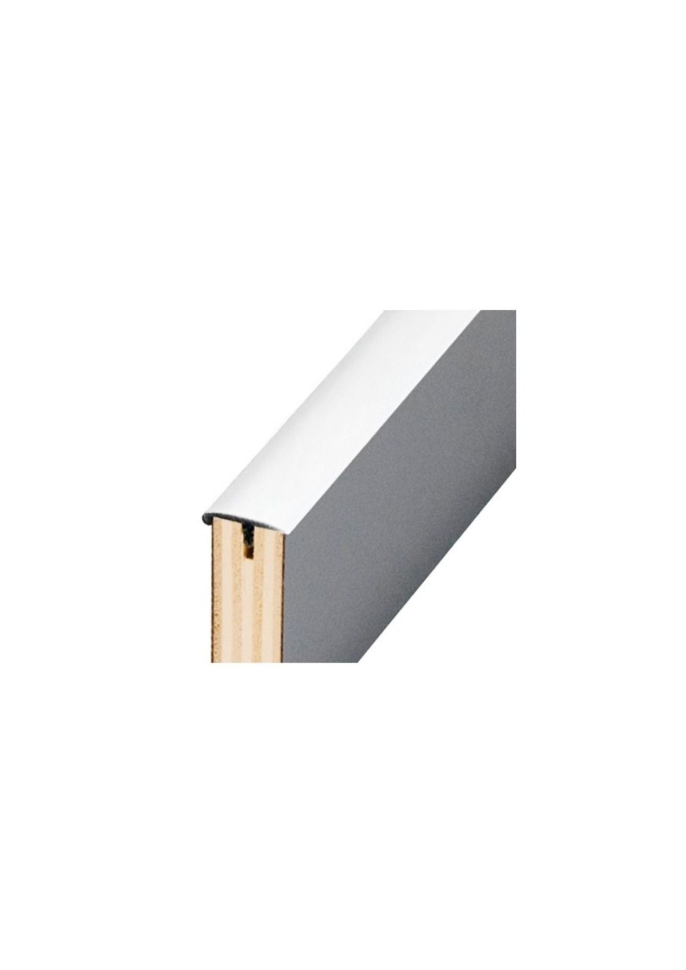 Rollo canto t molding gris plata 40metros
