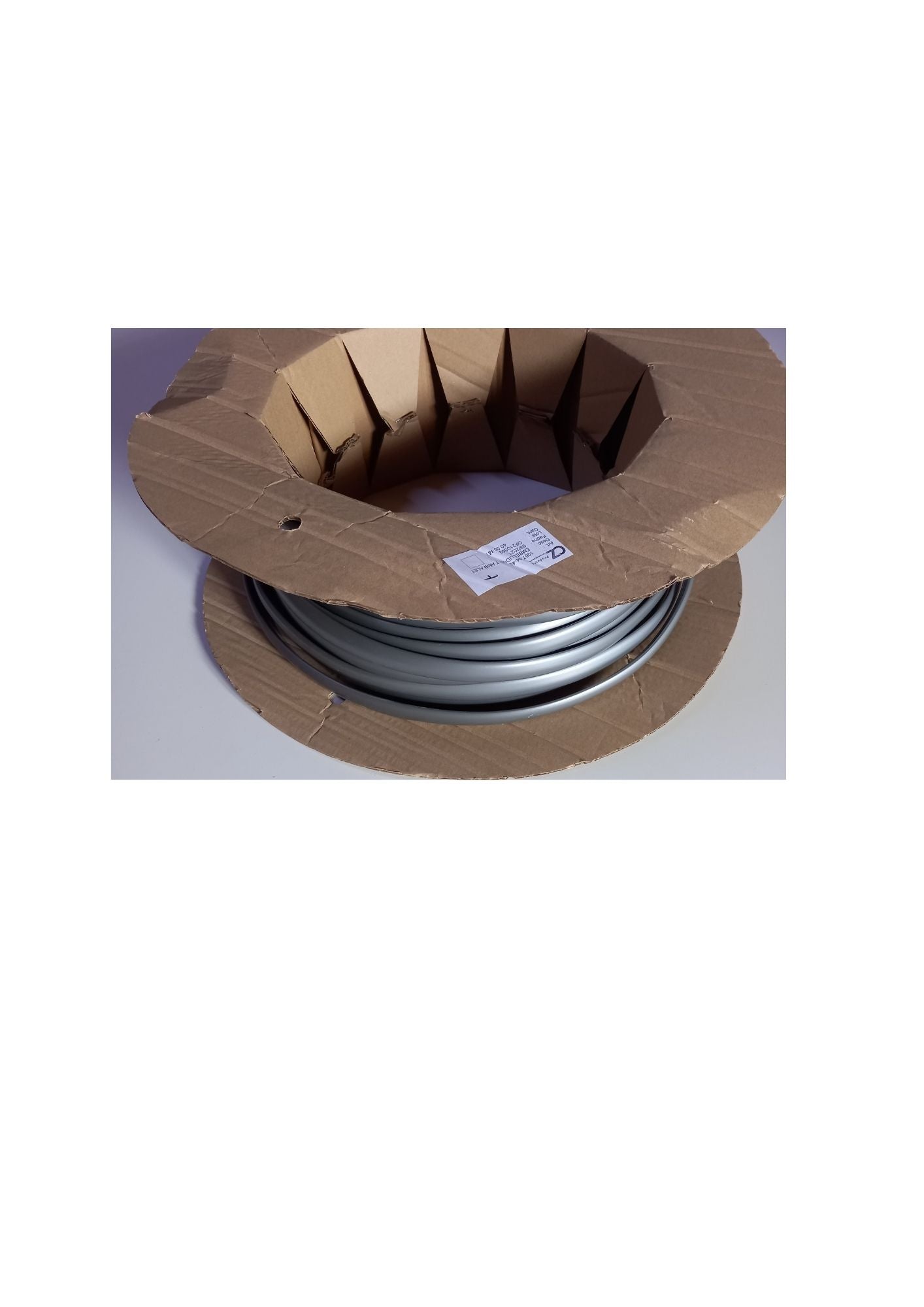 Rollo canto t molding gris plata 40metros