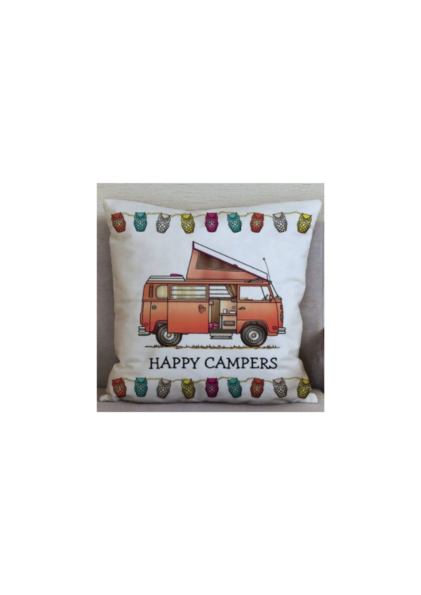 Cojín camper roja