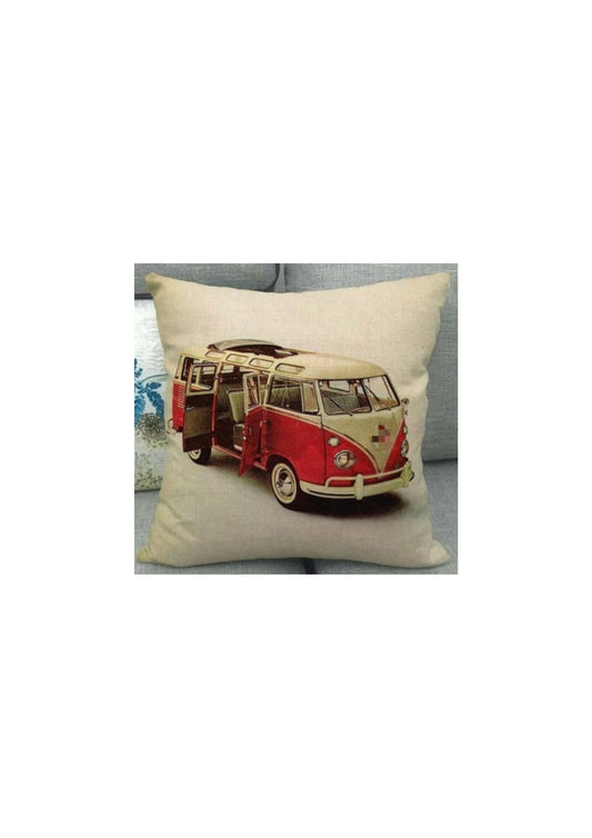 Cojín camper roja