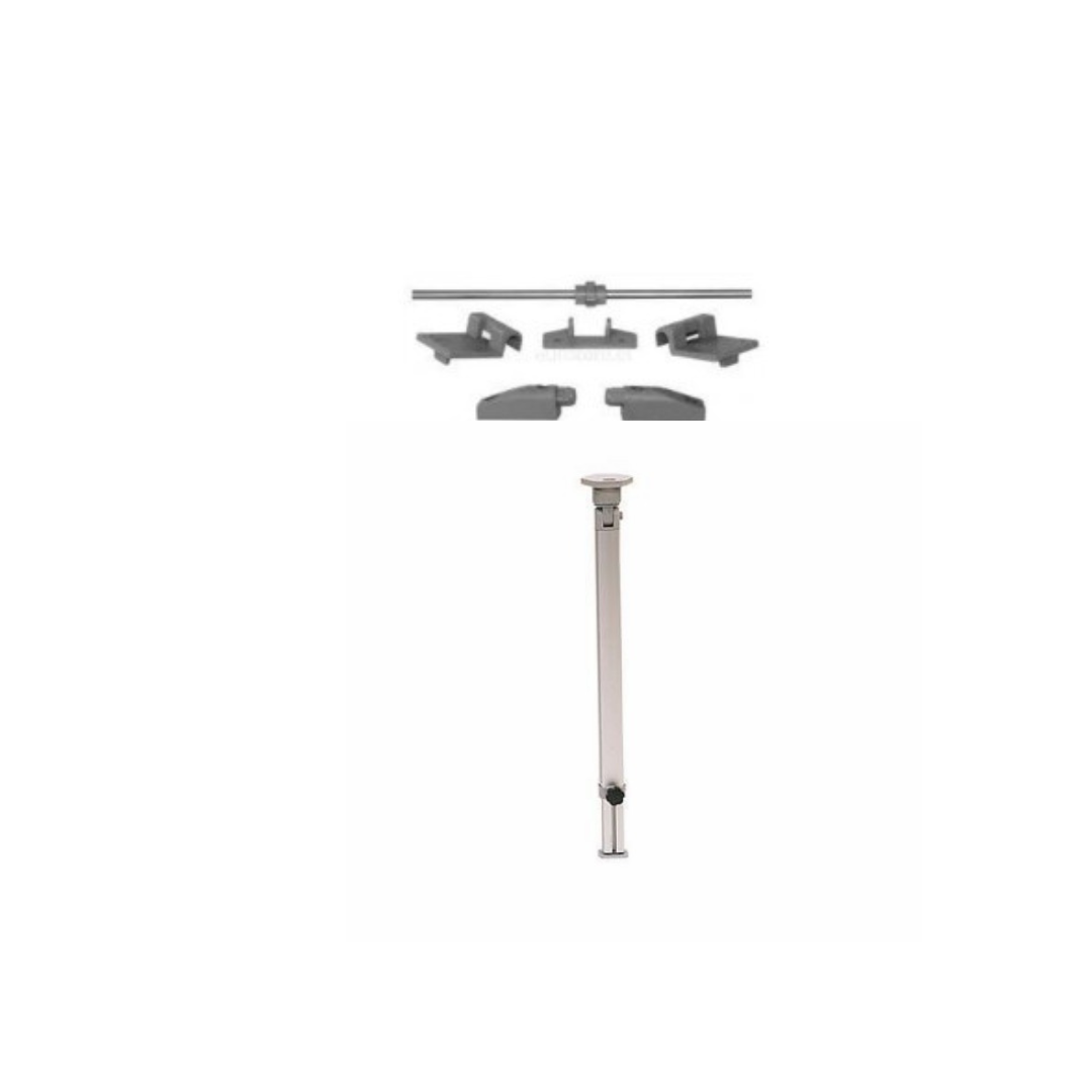 Kit pata para mesa telescópica + guia económica
