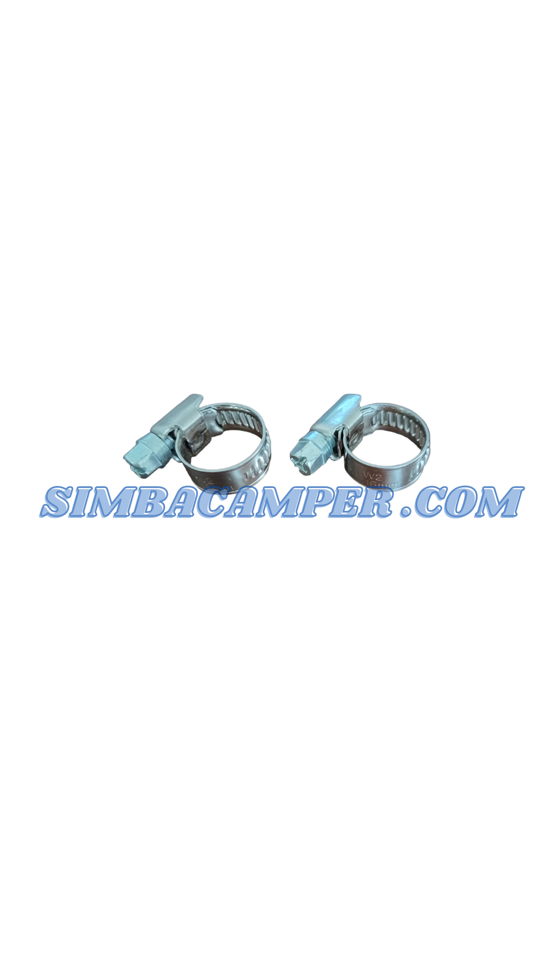 Abrazadera brida para manguera 10/12 mm pack 2 unidades