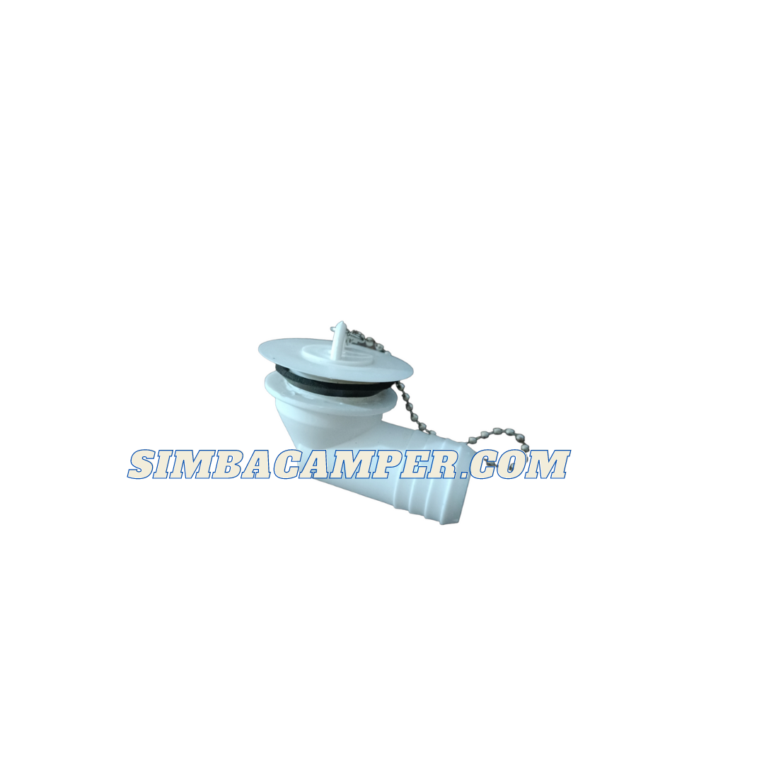 Desagüe acodado 25mm lavabo y ducha