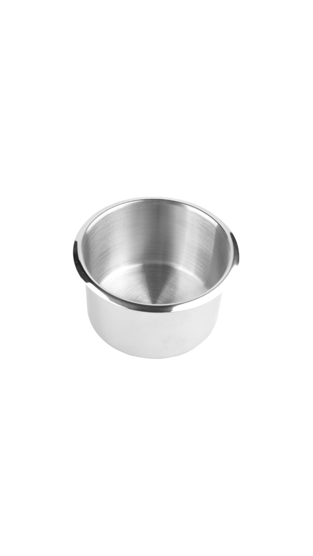 Posavasos para encastrar inoxidable 68Ø