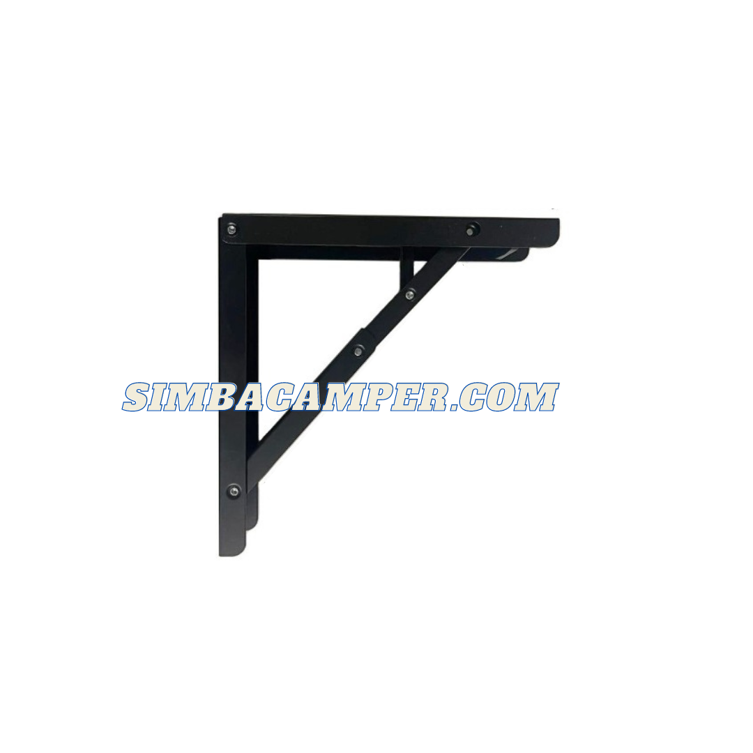 Escuadra plegable 230mm. negra