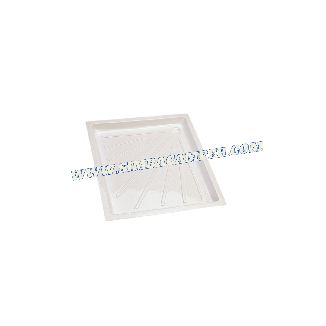 Plato de ducha camper autocaravana 580 x 580 mm
