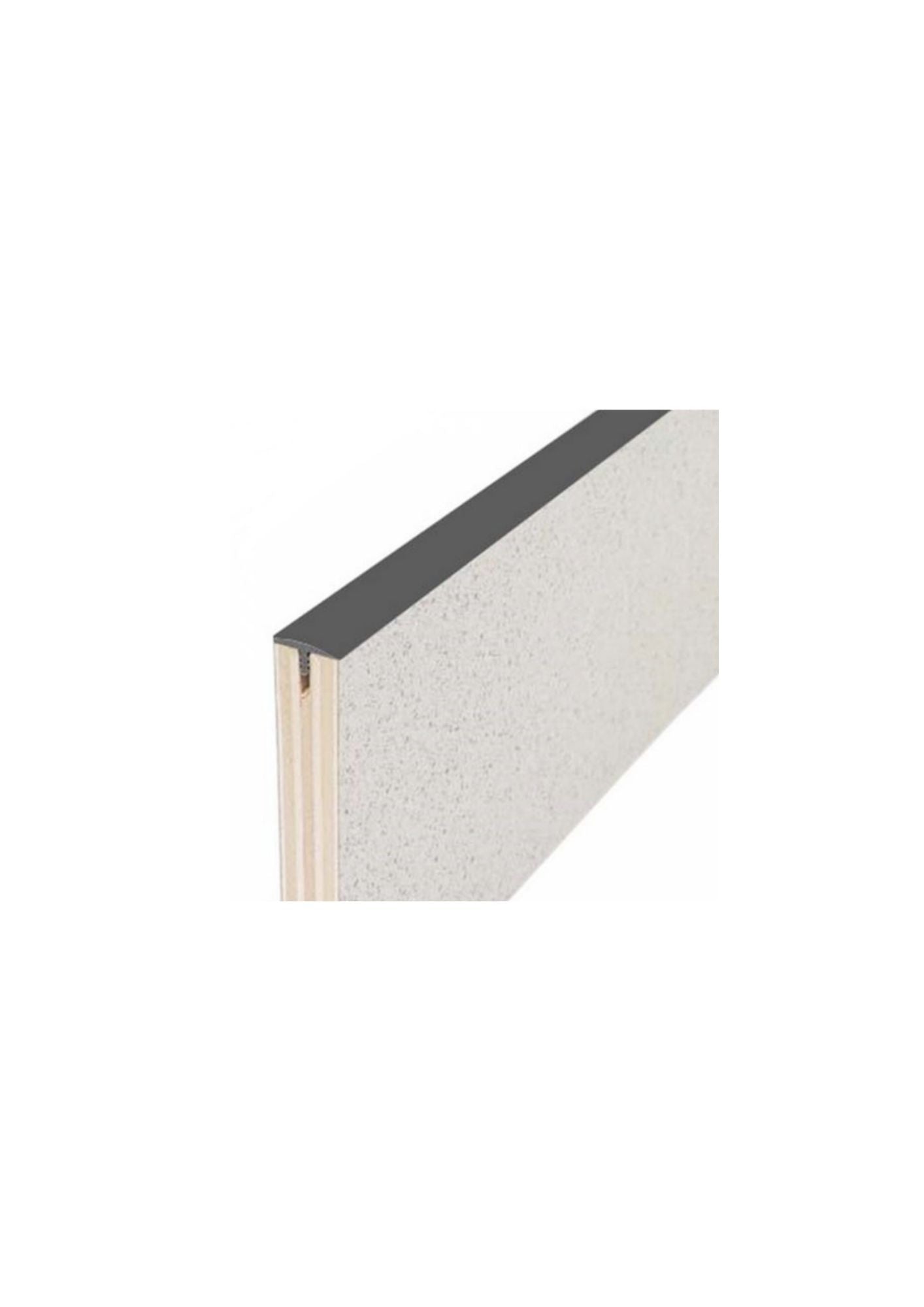Canto T molding gris oscuro por metros