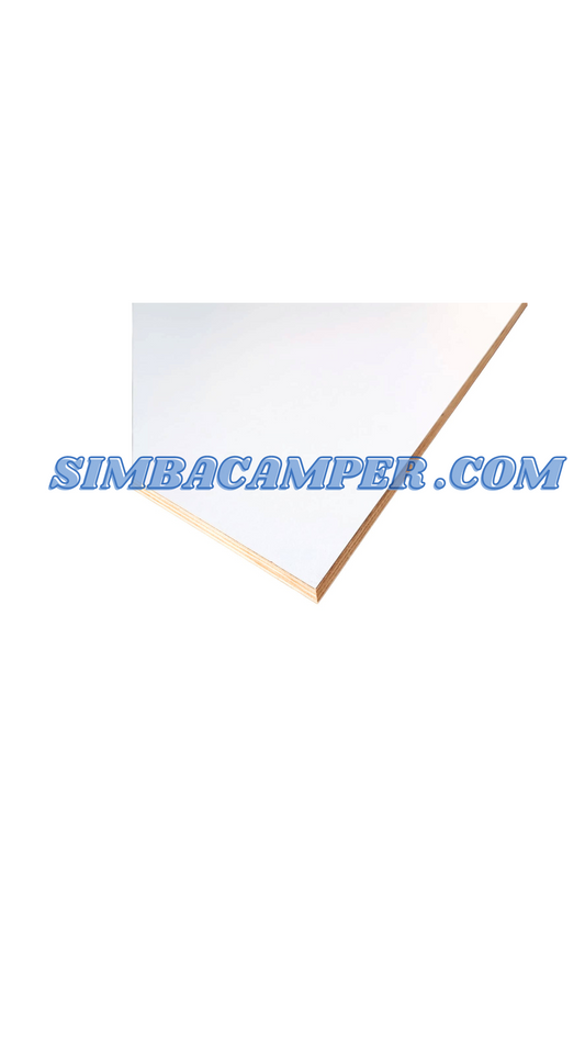 Tablero HPL Blanco 244x122x1.5cm Furgoneta Camper - Premium