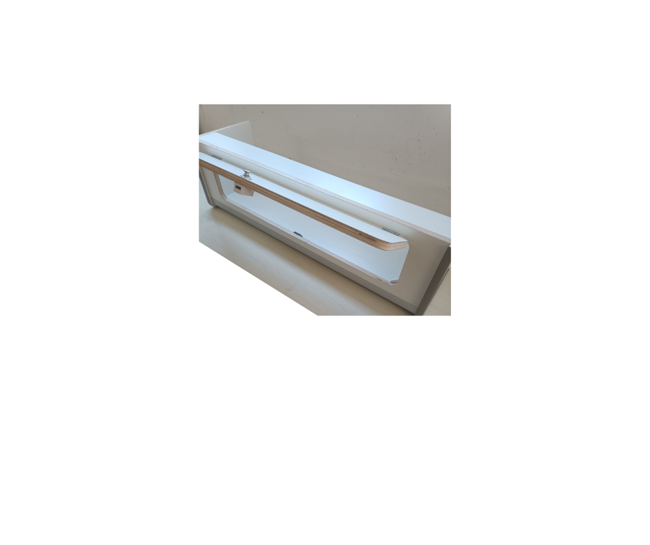 Mueble altillo HPL Blanco