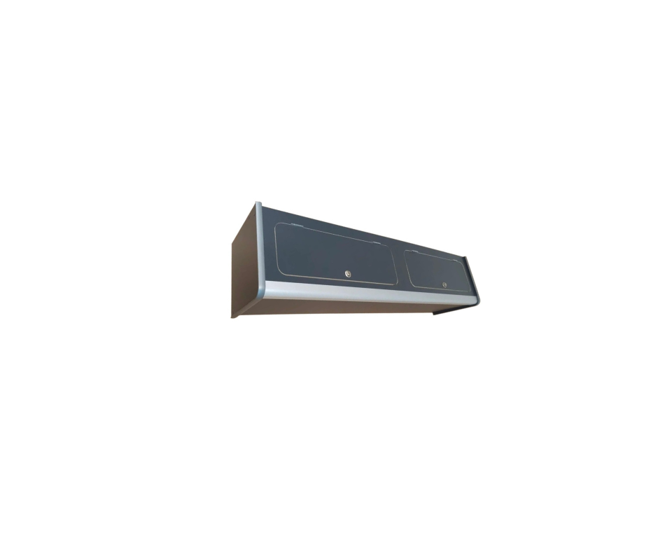 Mueble Alto Gris Antracita HPL para Camper - Almacenaje Superior