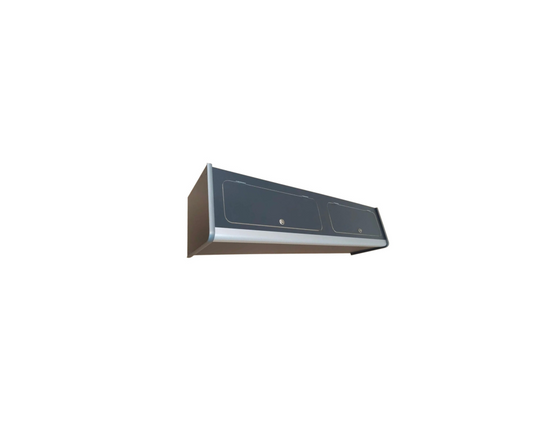 Mueble Alto Gris Antracita HPL para Camper - Almacenaje Superior