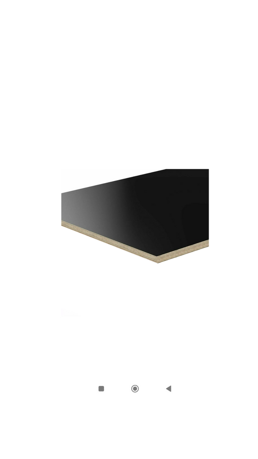 Tablero Negro HPL Camper 2.44x1.22x1.5cm