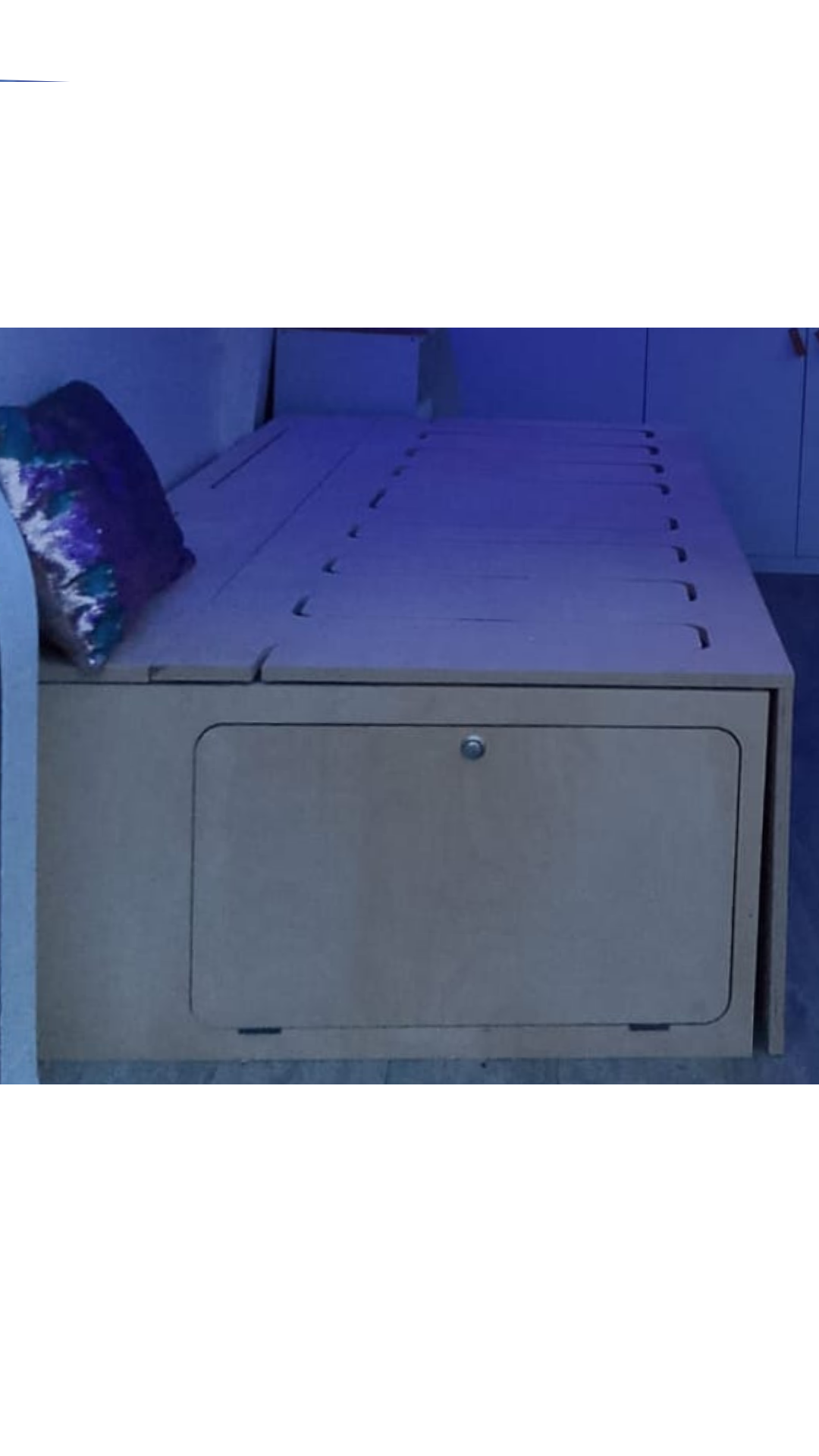 Cama camper nido rastrillo económica low cost