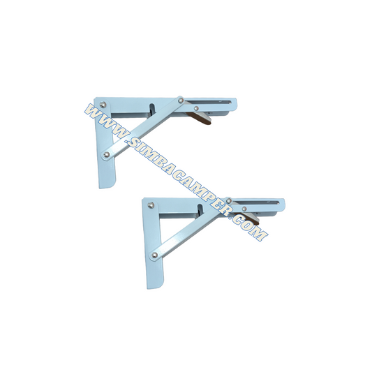 Escuadra plegable para mesa 20cm 2unidades