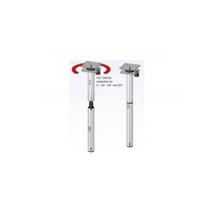 Pata de Mesa Giratoria para Camper y Autocaravana con Ampliación – Altura 701 mm