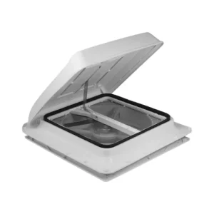 Claraboya Fiamma Turbo Vent Premium Blanca 40×40 – Con Ventilador