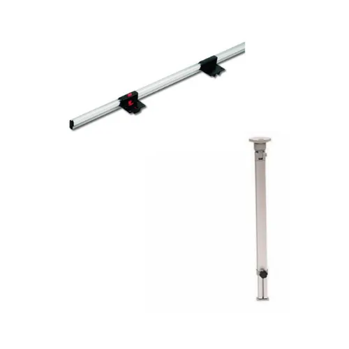 Kit Pata Telescópica para Mesa + Guía Lateral – Sistema Abatible