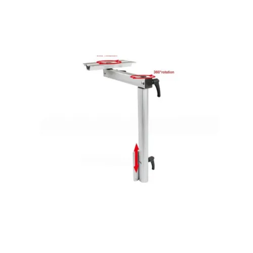 Pata Giratoria Mesa tipo Lagun 360° – Modelo 1 para Camper, Autocaravana y Barco