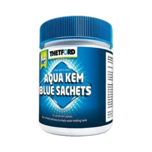 Aqua Kem Blue Sachets – Lata de 15 Bolsitas Thetford