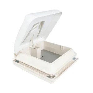 Claraboya 28x28 cm – Ventilación con Mosquitera y Diseño Compacto