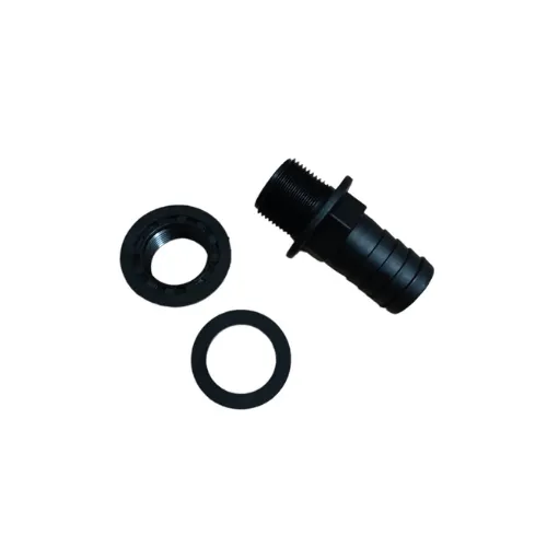 Racor Pasamuros Agua 25mm Recto – Con Junta y Tuerca