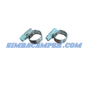 Abrazadera brida para manguera 25 mm pack 2 unidades