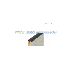 Rollo canto T molding negro
